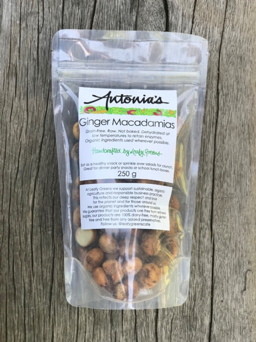 Ginger Macadamias 250g