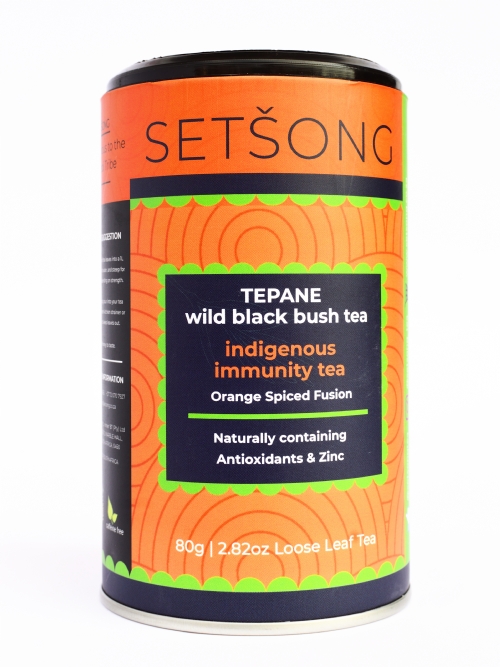 Tepane Black Bush Tea - Orange Spiced Fusion