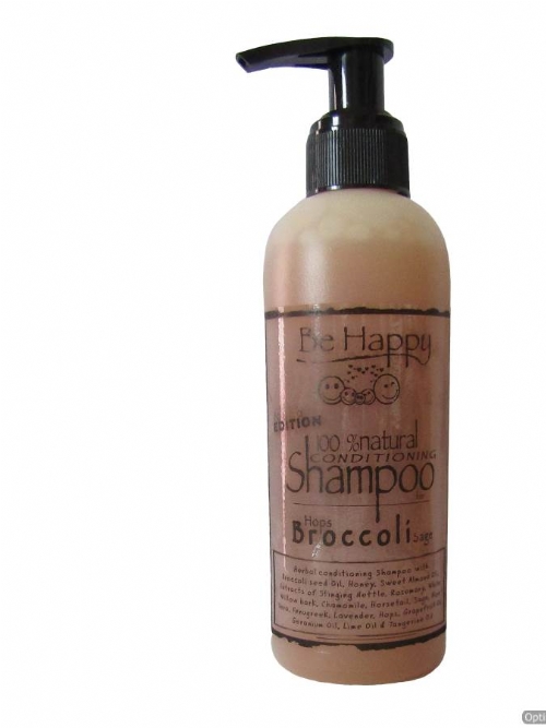 Be Happy Shampoo, Broccoli, Hops, Nettle