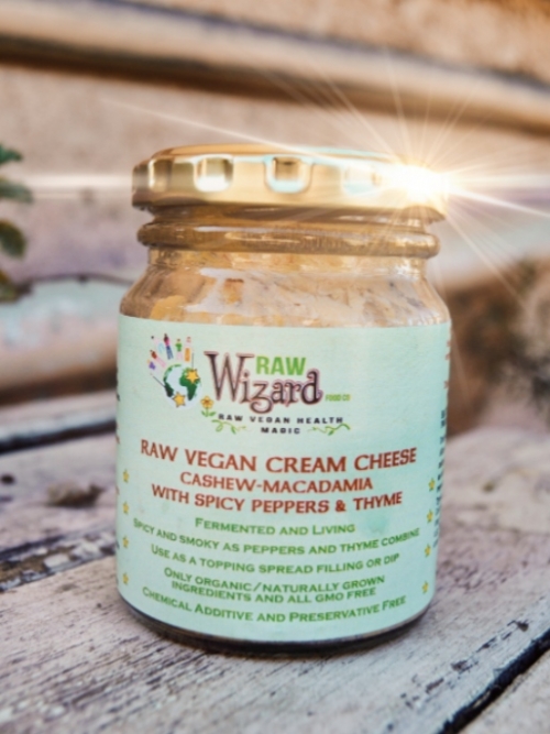 Vegan Cream Cheese - Spicy Peppers Thyme, 130g