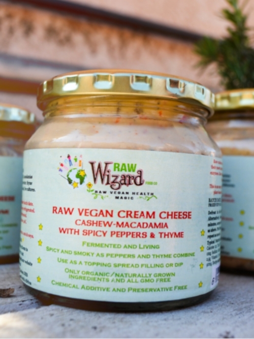 Vegan Cream Cheese - Spicy Peppers Thyme, 260g