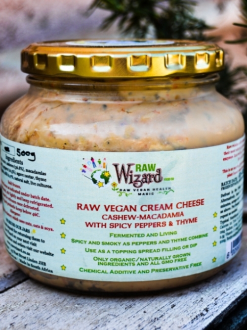 Vegan Cream Cheese - Spicy Peppers Thyme, 500g