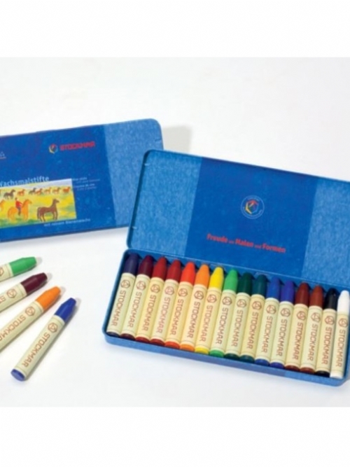 STOCKMAR Wax Crayons - 16 colours