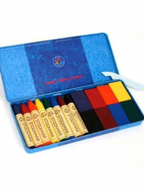 STOCKMAR Wax Crayon/Block Combo