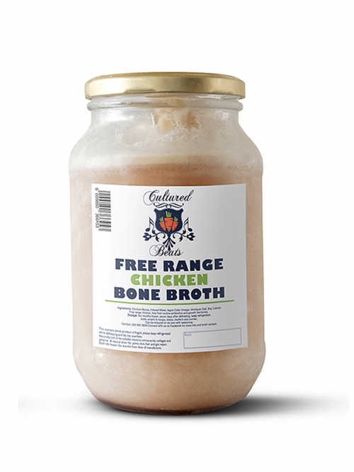 Free range chicken chicken bone broth