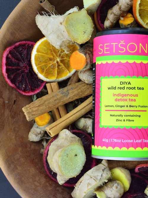 Diya Red Root Tea - Lemon, Ginger, Berry