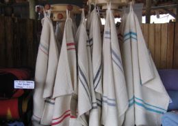 Unbleached cotton towels,table clothes, napkins