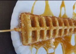 Waffle on the stick